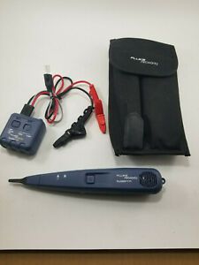 FLUKE NETWORKS PRO 3000 Tone Generator and Probe Kit +CASE used