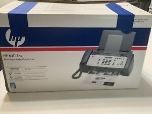 HP 640 Fax Plain Paper Inkjet Quality Fax Machine New with Open Box CB782A