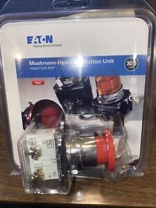 EATON  10250T32R-POP  MUSHROOM-HEAD COMPLETE PUSHBUTTON UNIT