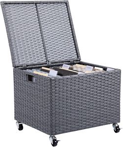 BIRDROCK HOME Rolling File Box - Storage Cabinet with Wheels - File Organizers B