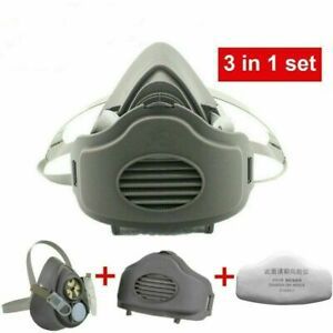 Painting Spraying Safe Mask  Gas Half Face Facepiece With Filter Protected