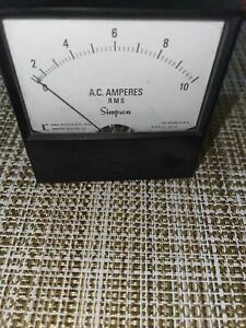 Simpson #17700 Model 2153 0-10 AC Amps New In Box