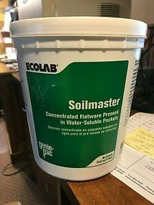 ECOLAB   Genie-Pac Soilmaster RF Flatware Presoak Packets 75 ct.