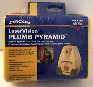 ZIRCON LaserVision Plumb Pyramid -Laser Plumb Line - NEW