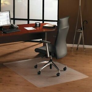 Floortex Cleartex Ultimat Polycarbonate Chair Mat for Hard Floors, 48 x 53,