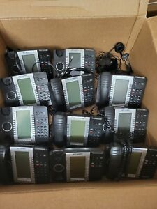 Lot 11 x Broadview Mitel 5340 Phones + Plantronics wired and wireless headsets 