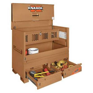 KNAACK 89-D Piano-Style Jobsite Box,49 in,Tan