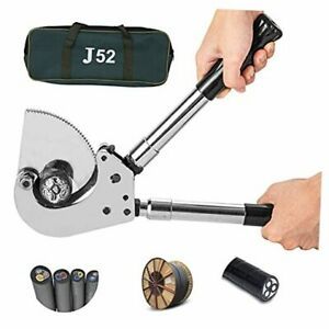 Heavy Duty Ratchet Cable Cutters 500mm/1000mcm, Single-minded Cable Silver