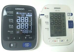 Omron BP785 &amp; HEM708N3 Blood Pressure Monitors (No Charger, For Parts)