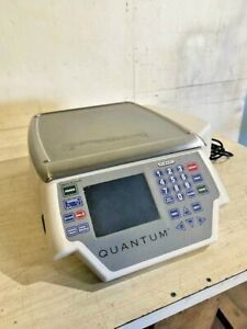 &#034;HOBART QUANTUM &#034; HEAVYDUTY PROGRAMMABLE COMMERCIAL WEIGHT SCALE w/LABEL PRINTER