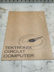 VTG Tektronix Circuit Computer TEK 003-023 1961 Manual
