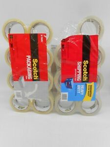 3M Scotch Packaging Tape(8) and Heavy Duty Shipping Tape(7)-15 Total