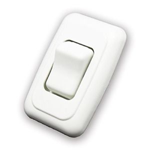 American Technology Components Single SPST On-Off Switch with Bezel, 12-Volt,...