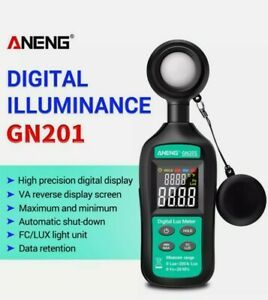 ANENG GN201 Luxmeter Digital Light Meter 200K UV Radiometer Handheld Photometer
