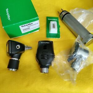 Battery and attachments welch allyn otoscope 20000