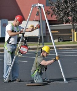 HONEYWELL MILLER 51X/9FT Tripod System 48&#034; to 9&#039; working height 400lb max load