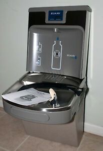 Elkay EZH2O Water drinking cooler fountain with Bottle Filling Station LZS8WSLP