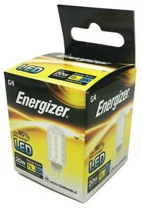 Energizer LED G4 Bulb Capsule 2.2w = 20W WATT 2700k Warm White