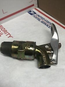 SETTE-Zinc Die Cast Drum Faucet, 3/4&#034; Inch, Self-Closing Barrel Faucet-USA Made