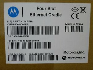 MOTOROLA CRD9500-4000ER 6 piece Kit Four Slot Cradle for MC9500-K CRD9500-420EES