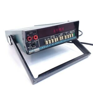 Vintage Fluke 8000A Benchtop Digital Multimeter Portable No Leads AC DC Currents
