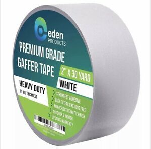 EdenProducts Professional Grade Gaffer Tape, No Residue, Heavy Duty 2&#034; X 30 Yard
