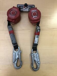 Pair Miller Turbo Lite Personal Fall Limiter w/ Twin Turbo D-Ring Connector