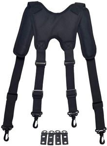 Duty Belt Suspenders Law Enforcement, Police Suspender for Duty Belt with Padded