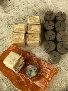 WARNER &amp; SWASEY #3 COLLET PADS HEX 1/4&#034;