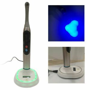 Dental Wireless LED Curing Light Lamp 1 Second Cure Wide Specturm 2200MW 10W KP