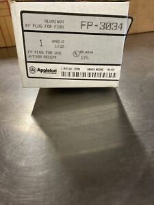 EMERSON FP3034 / FP3034 Appleton Aluminum FP Plug For FSQX New In Box