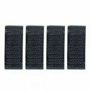 Bianchi RANGER 15634 Black 7406 1&#034; Belt Keeper NYLON Hook &amp; Loop Closure 4 Pack