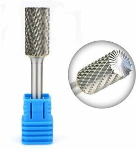 DLtools SB-5 Carbide Burr File Cylinder 1/2 Inch Head With 1/4 Shank For Popular