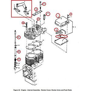 MEP002A - MEP003A Rocker Cover, Rocker Arm, Push Rod, Cylinder Head Assembly