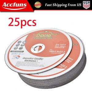 Cutting Discs 25 Pack 7&#034;x1/16&#034;x7/8&#034; Cut-off Wheel - Metal &amp; Stainless Steel