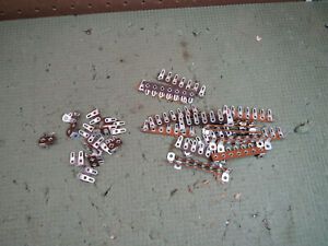 (35) NOS Vintage Phenolic Terminal Connector Strips 2 and 7 Lug