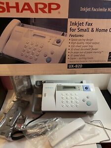 Genuine Open Box Sharp UX-B20 Inkjet Fax Machine for Small and Home Offices Ink