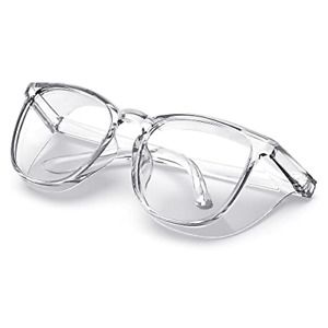 Stylish Safety Glasses, Clear Anti-Fog Anti-Scratch Protective Glasses For Men
