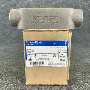 Pack of 5 Crouse-Hinds C39 Conduit Body