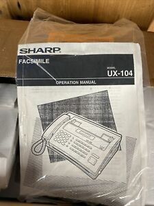 New SHARP UX-104 Fax Machine