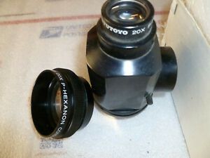 MITUTOYO OPTICAL COMPARATOR 20X LENS KIT