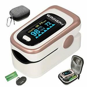 WRINERY Oxygen Saturation Monitor Pulse Oximeter Fingertip Oxygen Monitor O2 ...