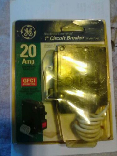 New ge 1-in circuit breaker single pole 20 amp gfci thql1120gfp for sale