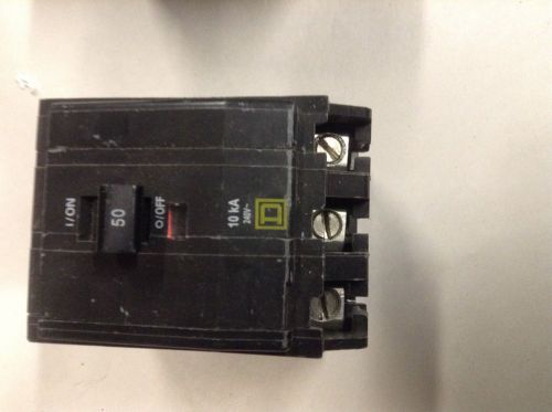 Lot of 4 square d qob qob350 50-amp 50a 3-pole 3p bolt-on circuit breaker for sale