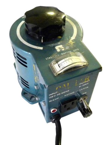 Staco variable transformer 140vac 10a type 3pn1010v for sale