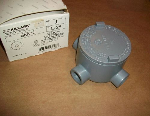 Killark explosion hazardous grr-1 outlet box   1/2&#034;  new in box for sale