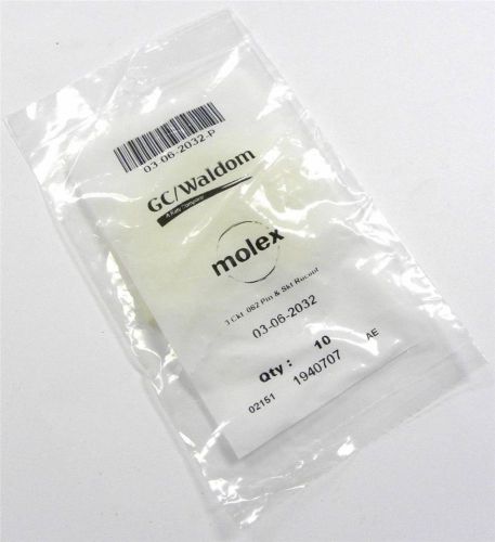 Brand new molex connector plug housing 3pos 3.68mm model 03-06-203 (5 avail.) for sale
