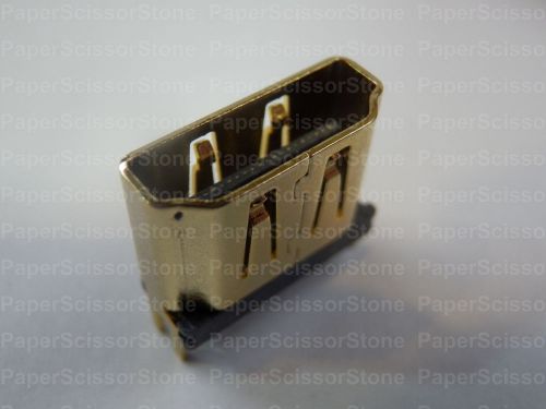 5pcs hdmi type a socket female plug gold plated soldering inner board connector for sale