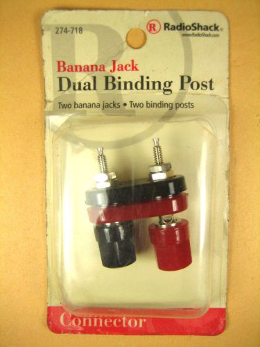 RadioShack -  274-718 -  Connector, Banana Jack Dual Binding Post
