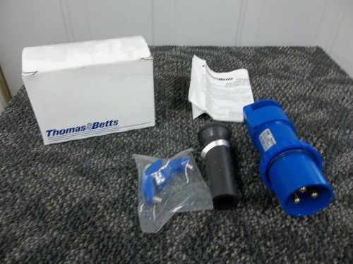 Thomas betts tb russellstoll watertight 3750dp 30a 600vac plug connector new for sale